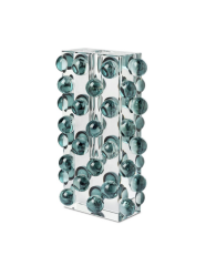 Vase Gummy 12x7x20 cm | Kristal Vazo | Dekoratif Obje