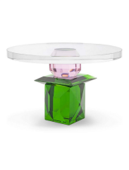 Plate Crissy Ball Green Pink 14x22 cm | Kristal Stand