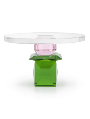 Plate Crissy Ball Green Pink 14x22 cm | Kristal Stand