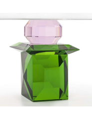 Plate Crissy Ball Green Pink 14x22 cm | Kristal Stand