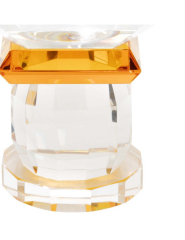 Vase Crissy amber h:25 cm d:13 cm | Kristal Vazo