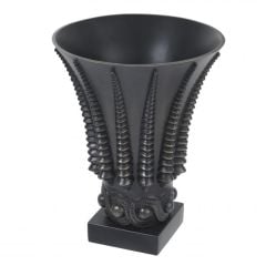 Vase coral bronze highlight finish | granite base ø22xh.28 cm | Döküm Vazo
