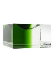 Coin Tray Lake Clear - Green 12x12x7 cm | Kristal Küllük