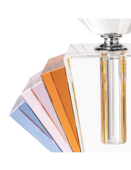 Perfume Bottle Glass  20x10x24 cm | Kristal Esanslık | Dekoratif Obje