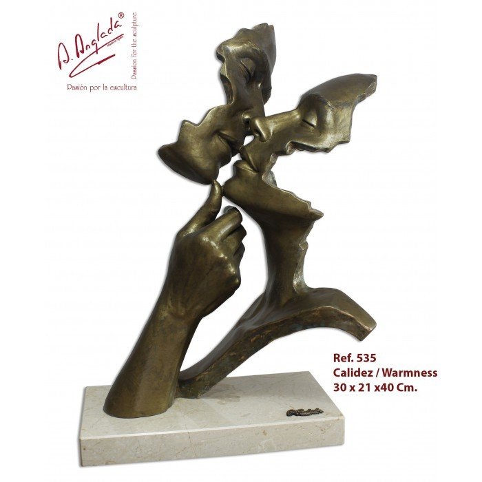 Warmness 30x21x40 cm | Bronz & Kil & Mermer Heykel