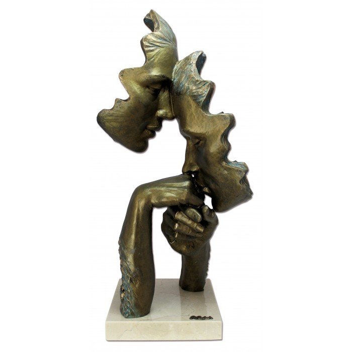 Caress 24x21x49 cm | Bronz & Kil & Mermer Heykel