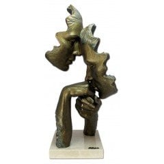 Caress 24x21x49 cm | Bronz & Kil & Mermer Heykel