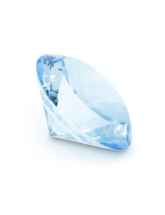 Paperweight Diamond Blue 15 cm | Kristal Dekoratif Obje