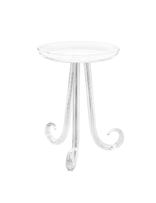 Cake Stand Clo Octapus 28x40 cm | Dekoratif Borosilikat Cam Stand