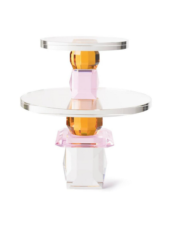 Buffet Crissy Ball Amber Pink 18x20,5 cm | Kristal Stand