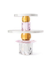 Buffet Crissy Ball Amber Pink 18x20,5 cm | Kristal Stand