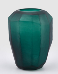 Vaso Poliedro Antique Green 28x19 cm | Vazo - Mumluk