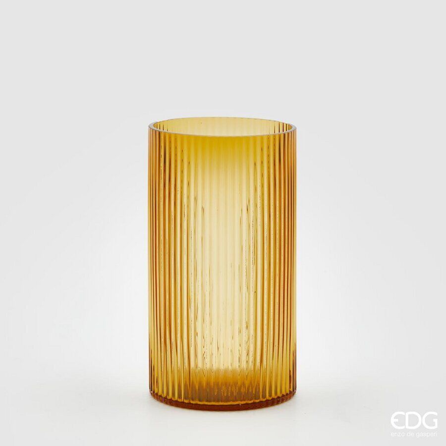 Vaso Bright Amber 15,6x28 cm | Vazo - Mumluk