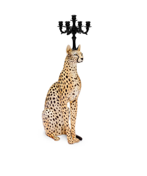 Candle holder egyptian cat mix h:118 cm | Çita Şamdan