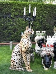 Candle holder egyptian cat mix h:118 cm | Çita Şamdan