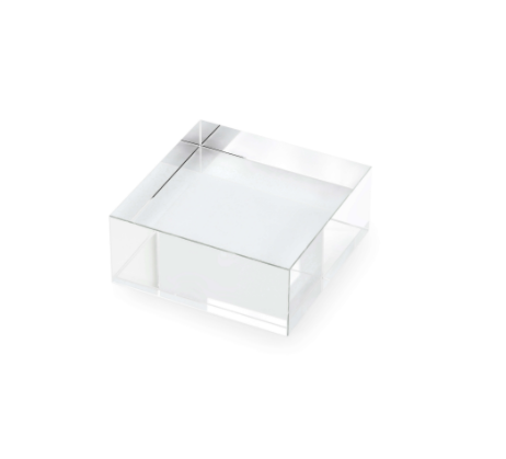 Crystal Base 15x15x6 cm | Kristal Stand - Obje - Tepsi