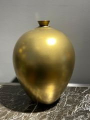 Golden Porcelain Vase L 45x33 cm | Vazo