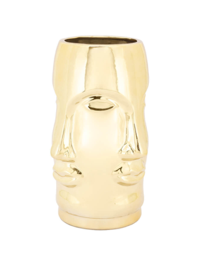 Vase ming face gold 16x32 cm | Vazo