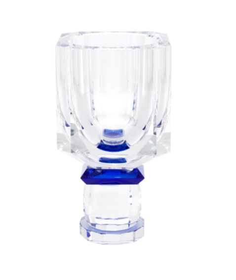 Vase crissy blue 13x23 cm | Vazo