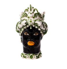 Vase moro man medium green  45x30 cm | Heykel - Vazo
