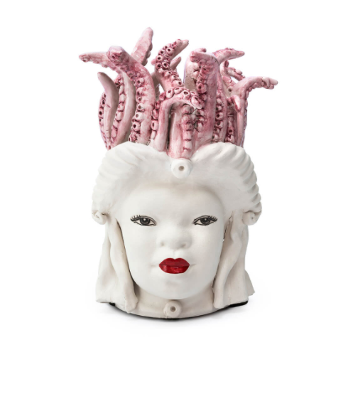 Vase moro lady small pink tentacles 22 cm | Heykel - Vazo
