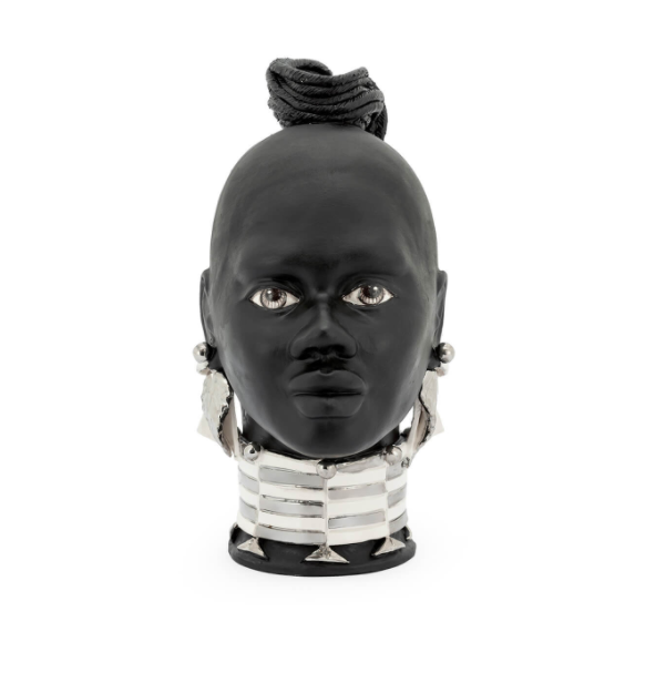 Masai silver 15x33 cm | Heykel - Büst