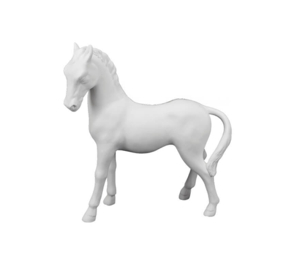 Ceramic handmade colt bisc. 22x23 cm | Dekoratif Obje