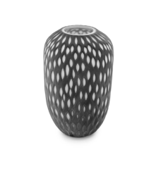 Vase pois black-white S 18x28 cm | Vazo