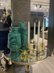 Glass vase malaki nek L 16x33 cm | Vazo