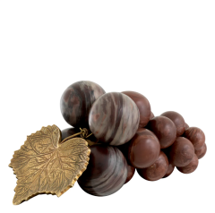 Object Vintage Grapes marble 27x17x13 cm | Mermer Üzüm Obje