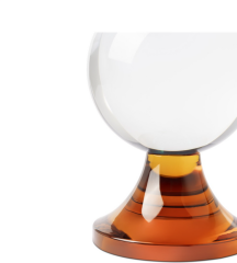 Candle Holder Honey Turquoıse/Amber9x36 cm |  Şamdan | Tealight