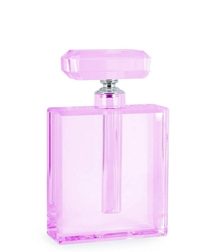 Perfume Bottle Coco  Pink / Gold h:26 cm 16x6 cm |  Esanslık | Dekoratif Obje