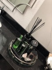 Perfume bottle lara L 8,5x8,5x18 cm | Kristal Şişe