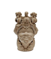 Vase Moro Man Big Terra Natural 48 cm - Heykel