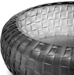 Bowl Varese Grey 39,5 x 14 cm | Dekoratif Kase