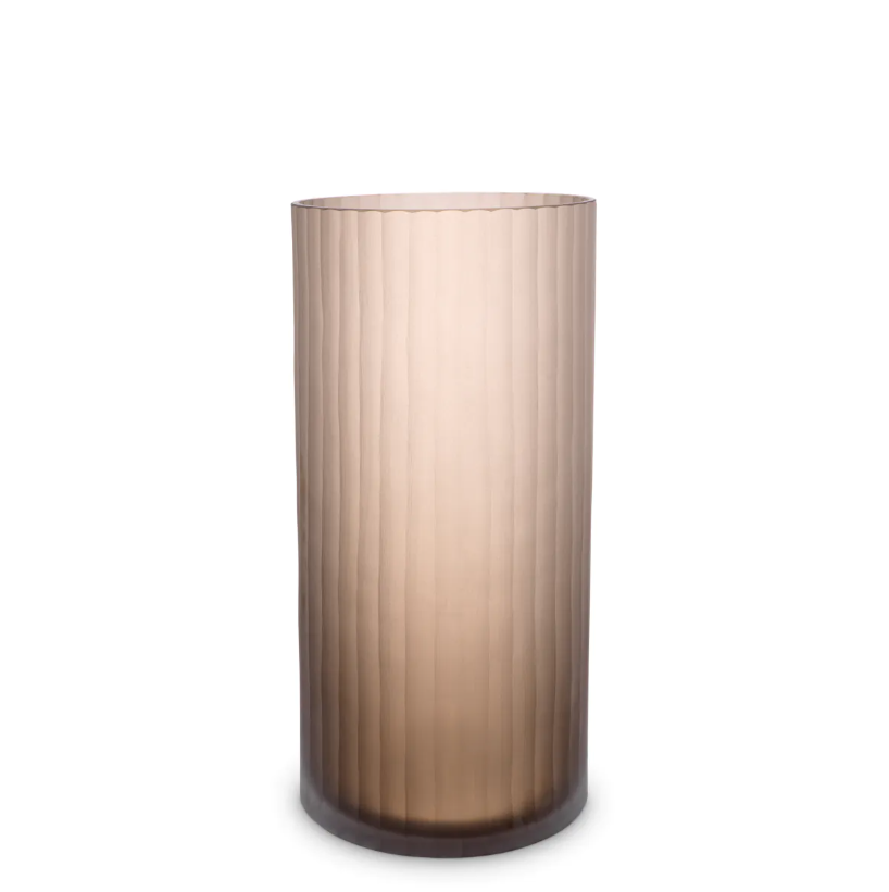 Vase Haight frosted brown S 22x45 cm | Vazo - Mumluk
