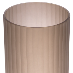 Vase Haight frosted brown S 22x45 cm | Vazo - Mumluk