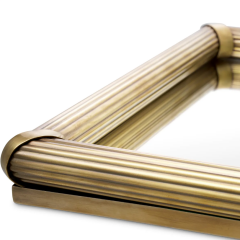 Tray Lenora 59x41,5x4,5 cm | Dekoratif Pirinç Tepsi