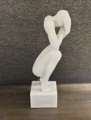 Ornament 19x16x47 cm Lovinac Cream | Heykel | Dekoratif Obje