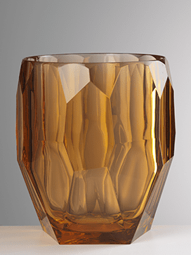 Antartica Amber Buz Kovası - Vazo h:22 cm Q: 20 cm