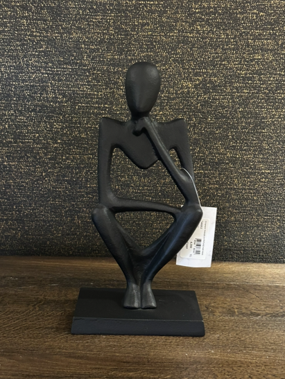 Ornament 15x9x29 cm Patung matt black | Heykel - Büst | Dekoratif Obje