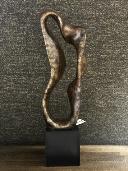 Ornament 21,5x15x69,5 cm Najac antique bronze black | Dekoratif Obje