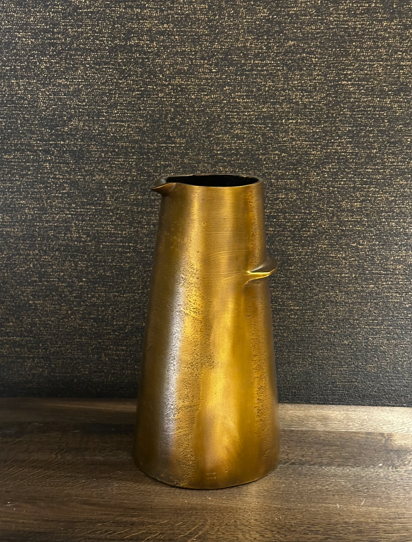 Vase Katy, Metal,Brass,Antique Large 20x37 cm | Vazo