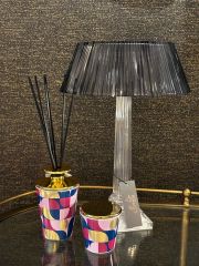 Calypso Led Abajur Füme H:44 cm Q:31 cm