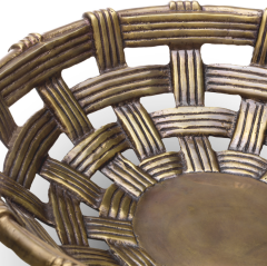 Bowl Arona Vintage Brass Finish 34,5x9 cm | Pirinç Meyvelik