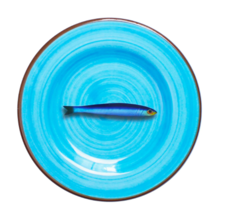 Aimone Turkuaz Tabak Q:23 cm 6'lı Set