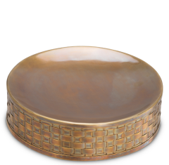 Bowl Lausanne Vintage Brass Finish 30,5x8 cm | Pirinç Meyvelik