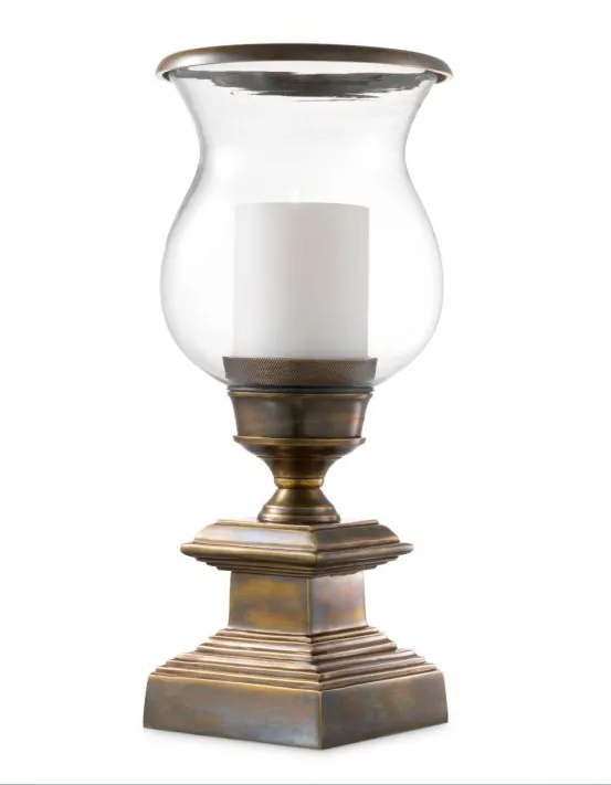 Hurricane Datcha Vintage Brass Finish 21x48 cm | Pirinç Mumluk