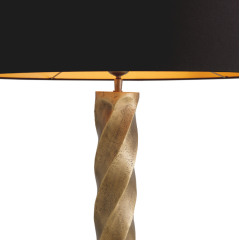 Table Lamp Costanza Vintage Brass Finish 8x55x98 cm | Abajur
