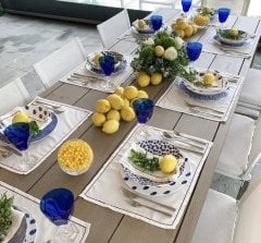 Dolce Vita Mavi Kadeh H:16,5 cm Q:9 cm